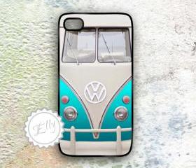  iPhone 4 4S and iphone 5Retro VW Campers Van Vintage Hard Case Covers