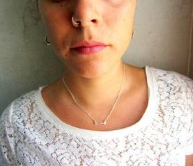 Arrow necklace sterling silver. Mother day necklace, bridesmaid gift, wedding necklace, valentines day necklace, birthday gift love necklace