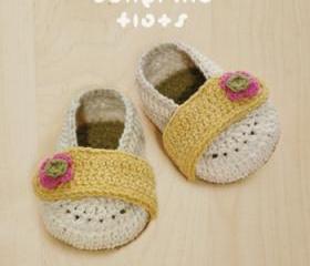 Ballerina Flats Crochet PATTERN - Written Pattern & Chart