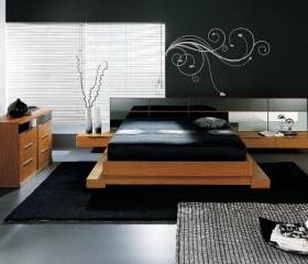 Abstract Vine Swirls with Leaves Vinyl Wall Decal 22162