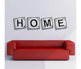 Wall Decal Home Scrabble Tiles Vinyl Wall Graphic 22105