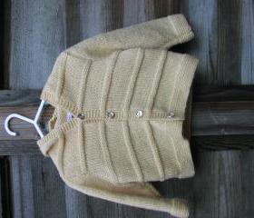 Baby gold cardigan 
