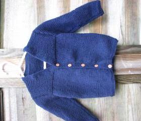Navy boys cardigan