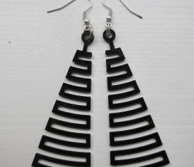 cut the groove - fine - vinyl laser cut earrings