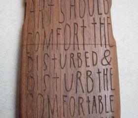 Samsung Galaxy S3 case - wooden cases walnut / cherry or bamboo - Art should