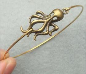 Octopus Bangle Bracelet