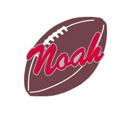 Personalized Football Die Cut Four Layer Scrapbook Paper Piecing Embellishment 16194