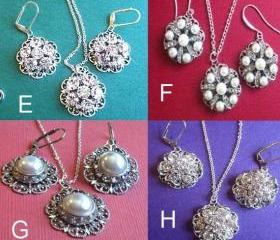 Bridesmaid Jewelry Sets, 8 choices, Mutiple Order Discounts