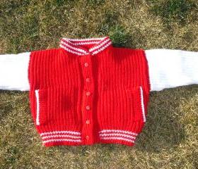 Made to order/ Baby Toddler Size Cardigan Sweater Jacket/Size 2L