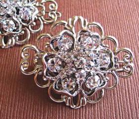 Wedding Hair Barrettes, Bridal Accessories Blooming