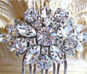 Wedding Hair Comb Set , Crystal Hair Comb,Wedding Hair piece, Bridal Hair Accessories,Crystal Bouquet,