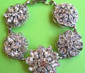 Wedding Bracelet, Bridal Jewelry,Wedding Jewelry