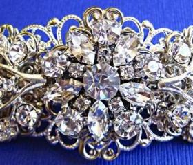 Wedding Hair Barrette- Ivy Rose - Bridal Accessory