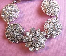 Wedding Bracelet, Bridal Jewelry,Vintage Style, Wedding Jewelry