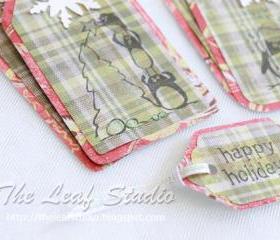 Penguins Christmas Tags (set of 5) by The Leaf Studio. FREE shipping.