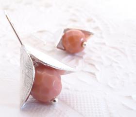 little pale pink sterling silver flower