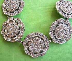 Wedding Bracelet, Bridal Jewelry, Vintage Style, Wedding Jewelry