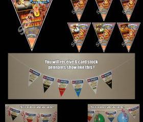 Skylanders Giants 6-Triangle Pennant Banner