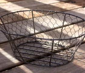 Vintage Inspired Wire Basket