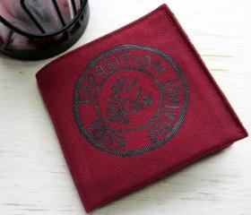 One of a Kind Hand Painted Uni-Sex Limited Edition Journeyers Bi-Fold Wallet