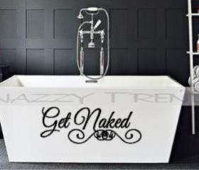 Get Naked Vinyl Decal