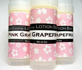 Pink Grapefruit Lotion Bar, super moisturizing formula