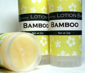Bamboo Lotion Bar, light fresh herbal fragrance