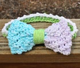 Baby headband bow custom white green blue purple