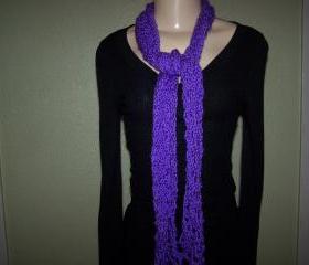 Purple Scarf/Neck Warmer/Cowl