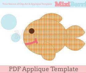 Fish Applique Pattern PDF