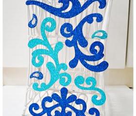 Glitter Swirl Self- Adhesive