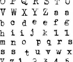 KinderStampO Photopolymer Stamp Set - Say It in Type