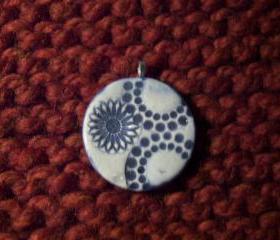 Blue Circles Pendant