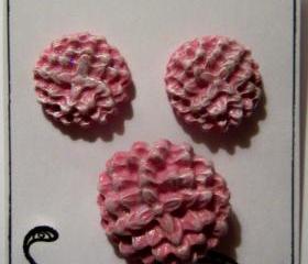 Pink Polymer Jewelry Set