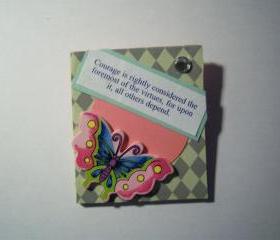 Green Magnet with Verse
