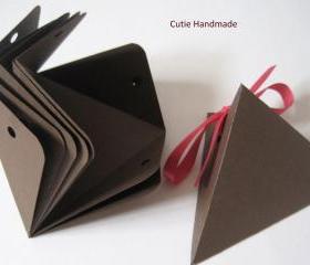 6 Medium Size Handmade Triangle Gift Box & 10 Yards of Hemp Twine