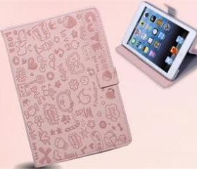  iPad Mini Pink Cute Leather cover girly Case