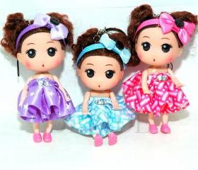Annie Doll Keychain - Zipper Pull - Kawaii Doll - Children Accessories