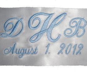 Satin Wedding Gown Label