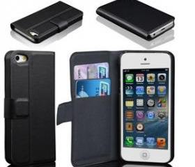 Card Holder Leather cover Case for Apple iPhone 5