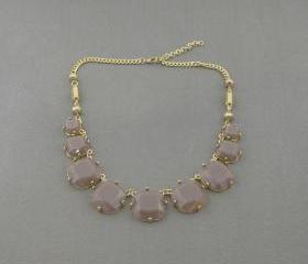 Gray bubble necklace,holiday party,bridesmaid gifts,Beaded Jewelry,wedding necklace,Prom necklace