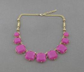 Rose bubble necklace,holiday party,bridesmaid gifts,Beaded Jewelry,wedding necklace,Prom necklace