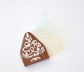  Hand Carved Rubber Stamp / Christmas Tree