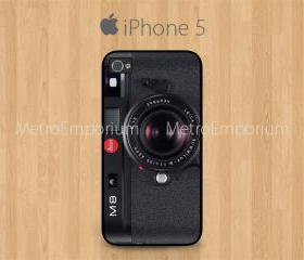 Leica M8 Vintage Camera iPhone 5 Case Black