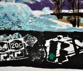 Fine Art Lithography Print 'No Place Like Home' by Andrew VanBortel