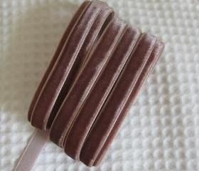 3 Yards Toffee/Taupe Ribbon 3/8 inch - 32
