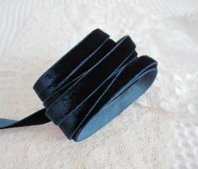 3 Yards Navy Ribbon 3/8 inch - 07