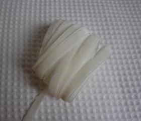 3 Yards Ivory Ribbon 3/8 inch - 19