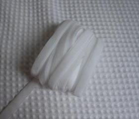 3 Yards White Ribbon 3/8 inch - 25