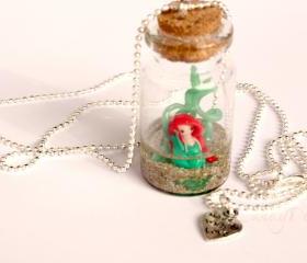 Ariel in bottle... necklace